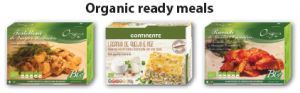 Frozen Organic ready meals